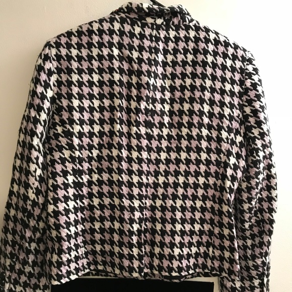 Sag Harbor Black Taupe White Jacket Woman Size 6P - Picture 8 of 8